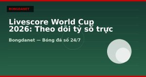 Livescore World Cup 2026: Theo dõi tỷ số trực tiếp mọi trận