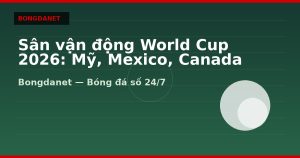 Sân vận động World Cup 2026: Mỹ, Mexico, Canada và múi giờ VN